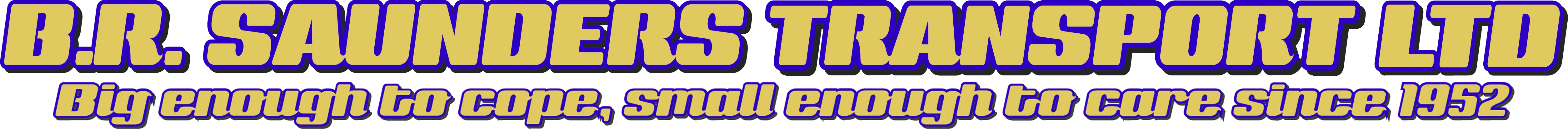 BR Saunders Transport Logo